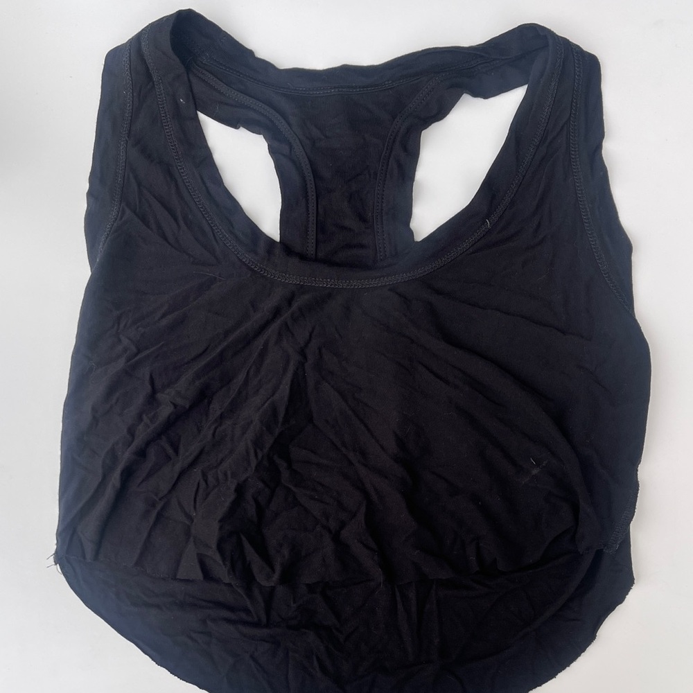Cute Booty Lounge Black Crop Top